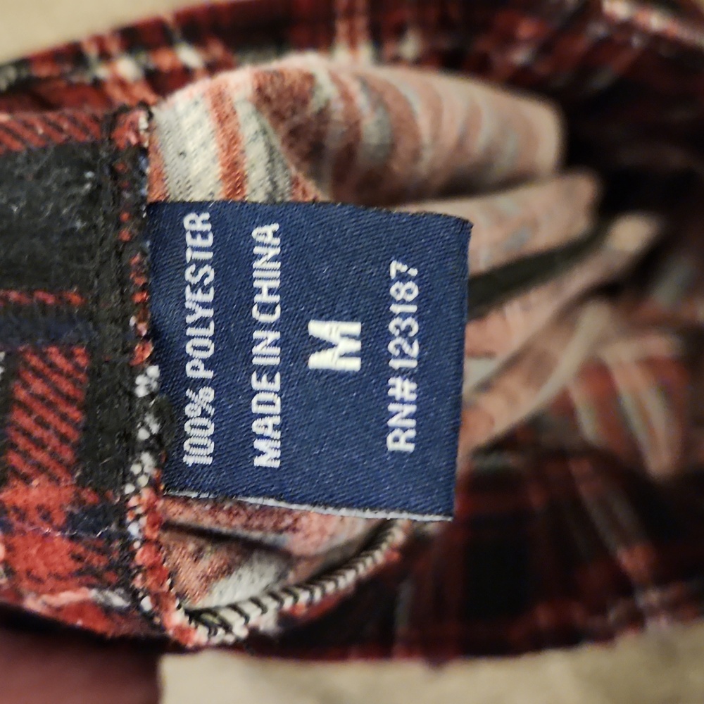 Men's Plaid Pajama Pants Size M - Picture 2 of 9